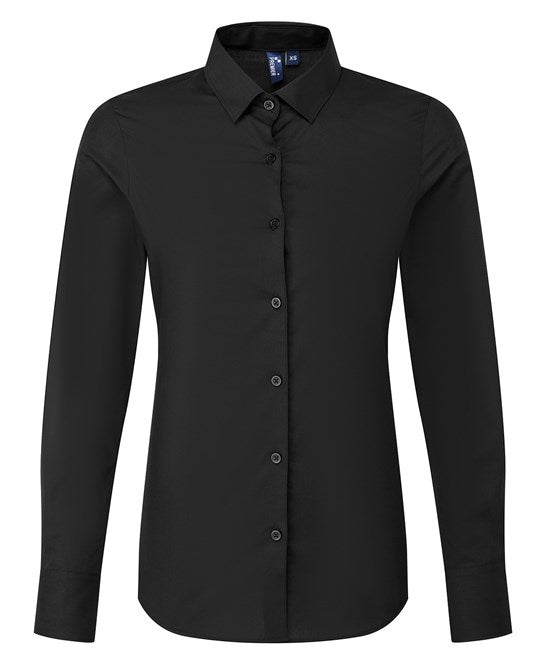 Women’s long sleeve ‘Recyclight’ poplin shirt (PR303)