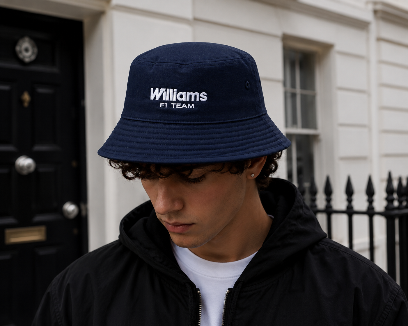 Williams F1 Team Inspired Navy Bucket Hat