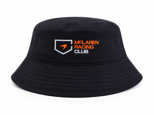 McLaren Racing Club Inspired Black Bucket Hat