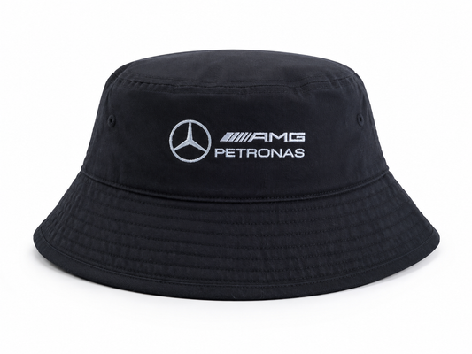 Mercedes AMG Petronas Inspired Black Bucket Hat