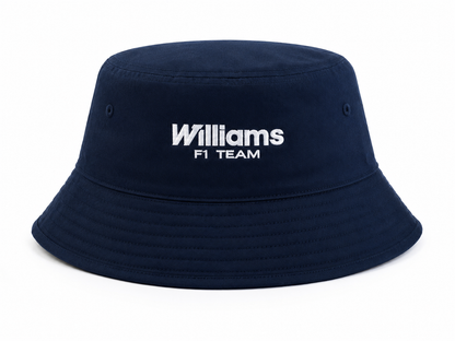Williams F1 Team Inspired Navy Bucket Hat