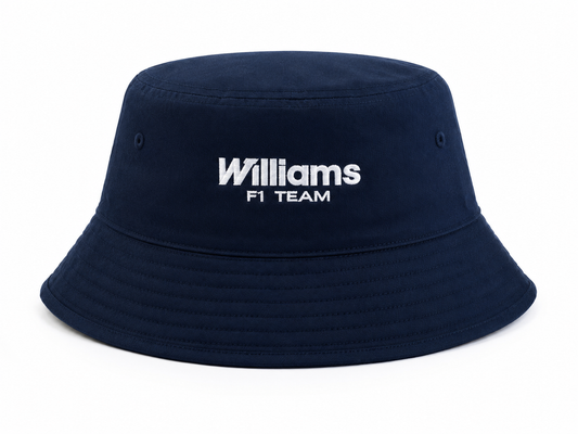 Williams F1 Team Inspired Navy Bucket Hat