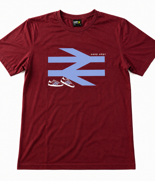 Away Days Graphic T-Shirt | Terrace & Football Streetwear Tee Regular
