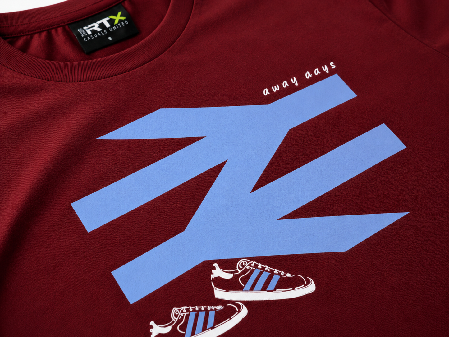 Away Days Graphic T-Shirt | Terrace & Football Streetwear Tee Regular