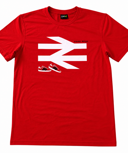 Away Days Graphic T-Shirt | Terrace & Football Streetwear Tee Regular