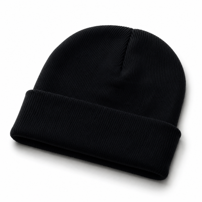 HAAS F1 Team Black Beanie Hat | Motorsport Streetwear Winter Beanie