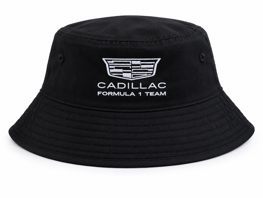 Cadillac Formula 1 Team Inspired Black Bucket Hat