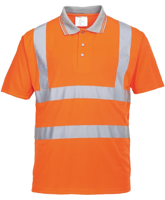 Hi-vis short sleeved polo (PW024)