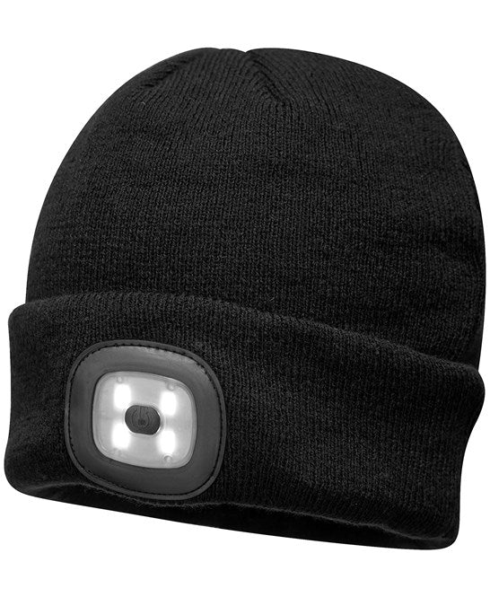 Beanie LED headlight USB rechargeable (PW360)