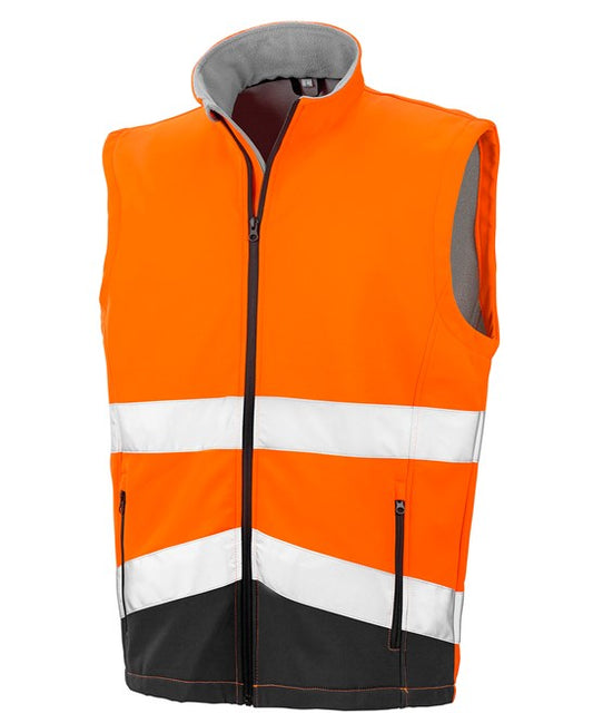 Printable safety softshell gilet (R451X)