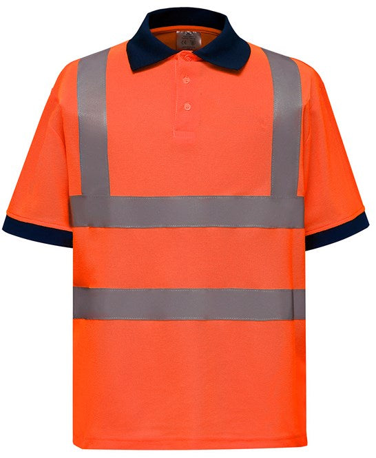 Hi-vis short sleeve polo (YK020)