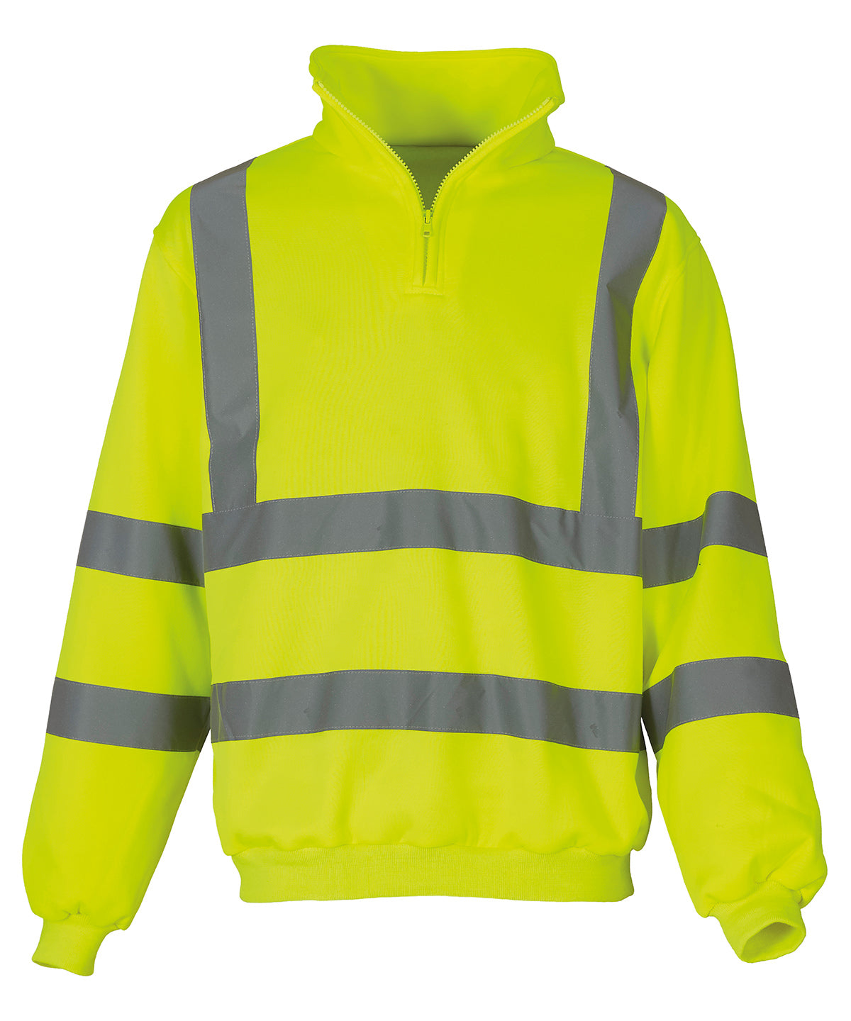 Hi-vis ¼ zip sweatshirt (YK031)