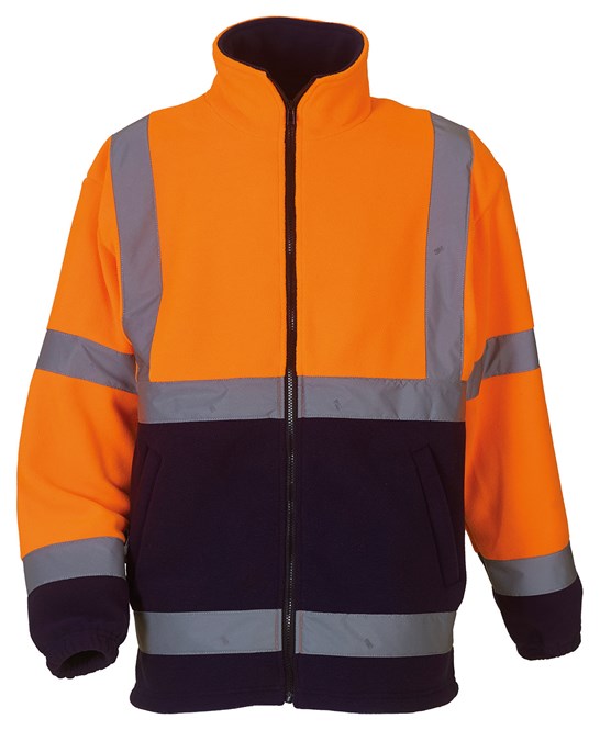 Hi-vis heavyweight fleece jacket (YK042)